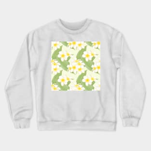 Plumeria Frangipani Crewneck Sweatshirt